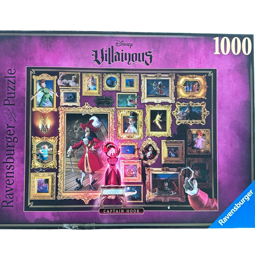 Ravensburger Disney Villainous Captain Hook Puzzle 1000 Pieces